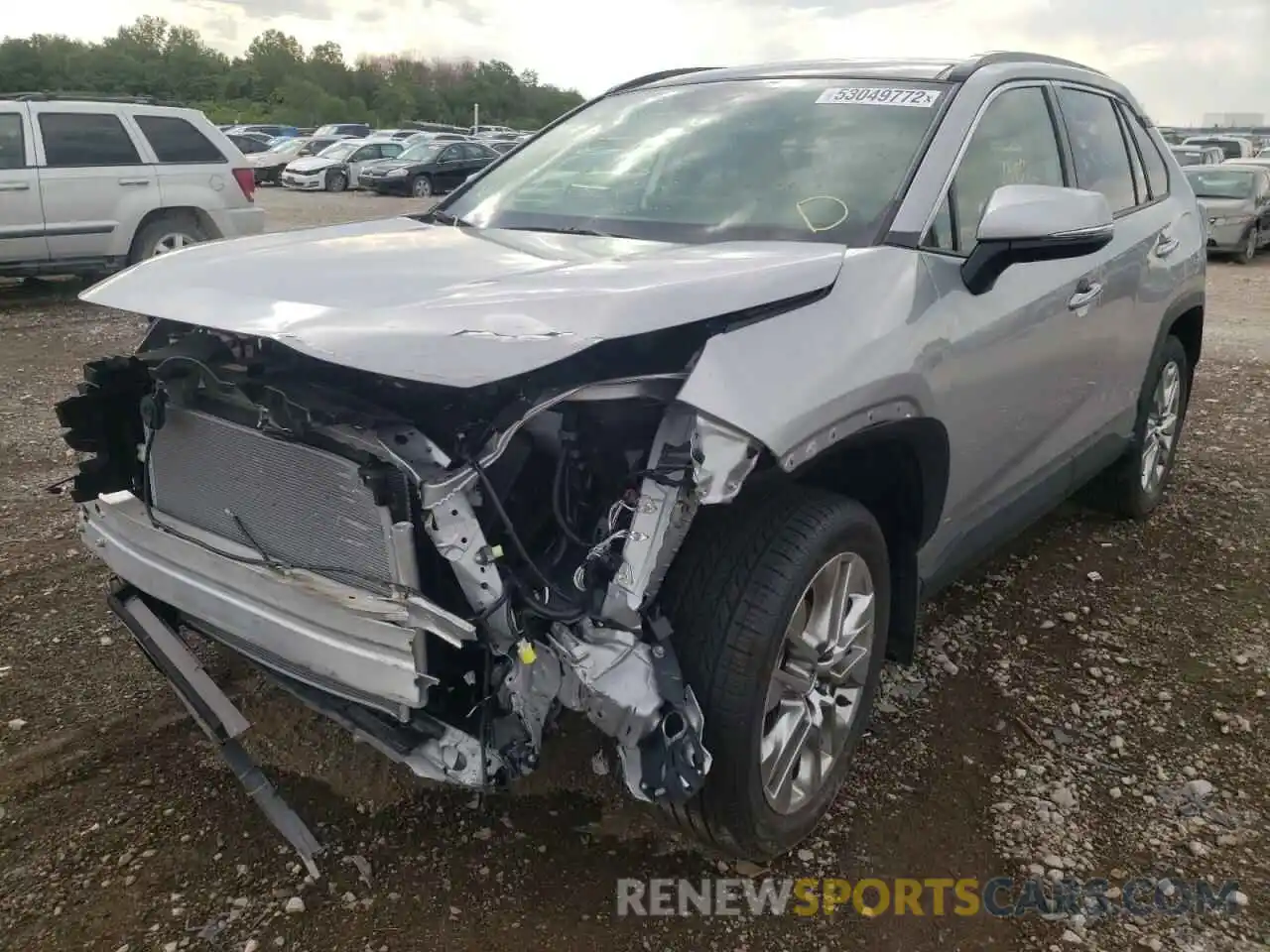 2 Photograph of a damaged car JTMN1RFV8MJ039686 TOYOTA RAV4 2021