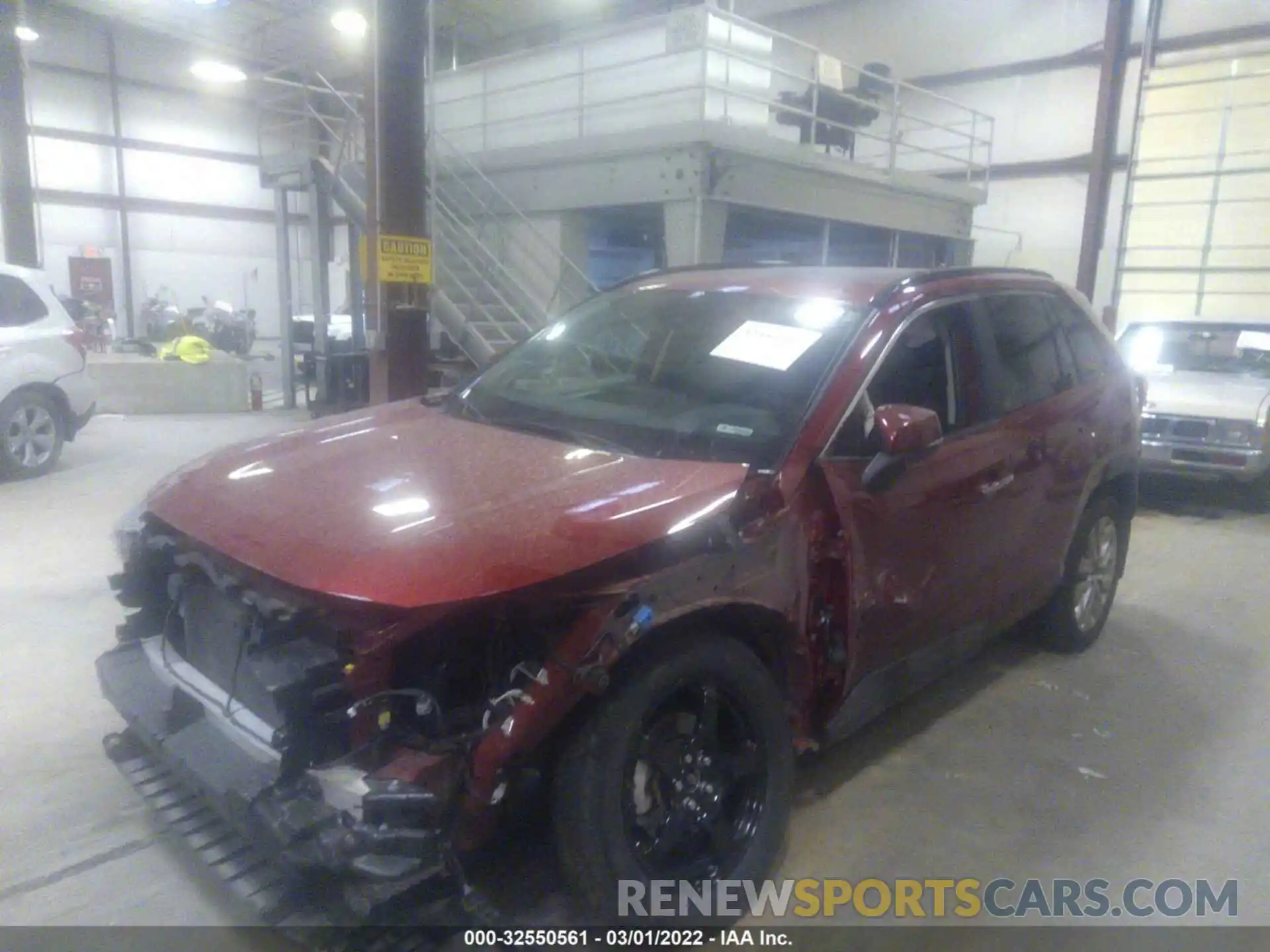 2 Photograph of a damaged car JTMN1RFV9MD078754 TOYOTA RAV4 2021