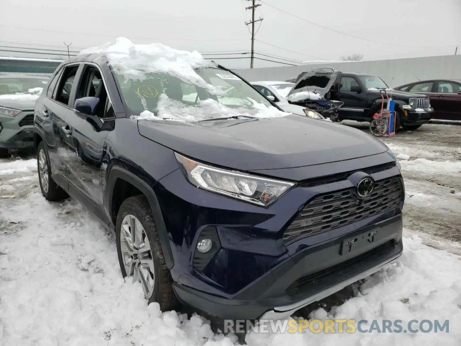 1 Photograph of a damaged car JTMN1RFVXMD073630 TOYOTA RAV4 2021