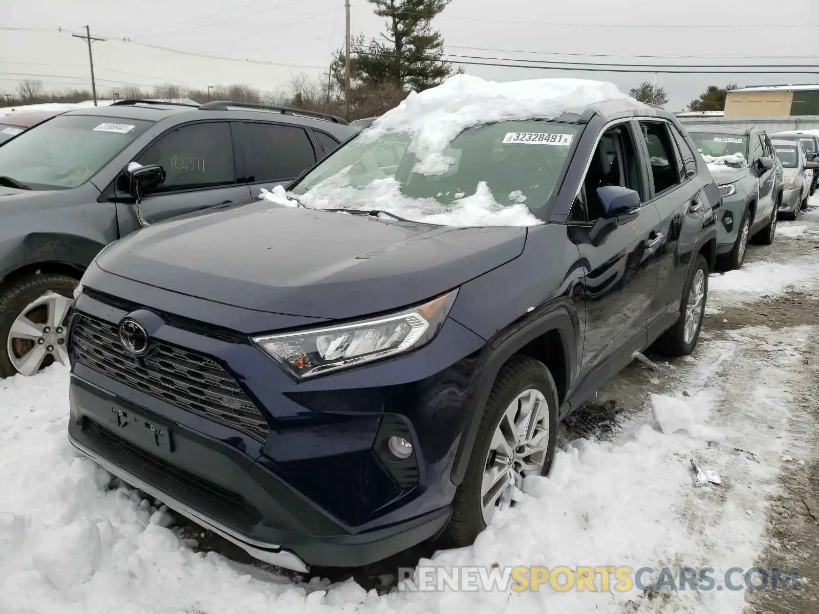 2 Photograph of a damaged car JTMN1RFVXMD073630 TOYOTA RAV4 2021