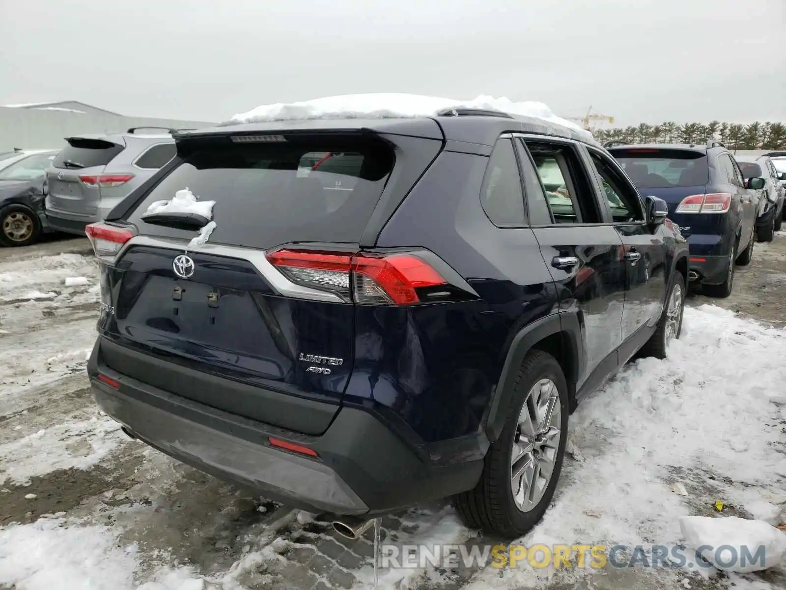 4 Photograph of a damaged car JTMN1RFVXMD073630 TOYOTA RAV4 2021