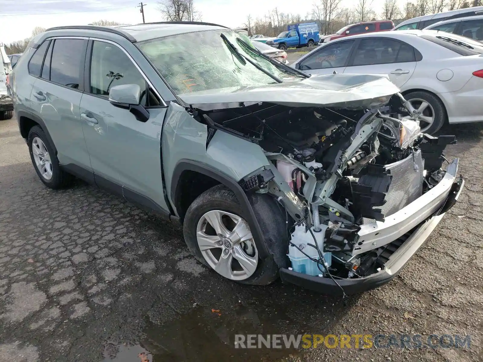 1 Photograph of a damaged car JTMP1RFV1MD071581 TOYOTA RAV4 2021