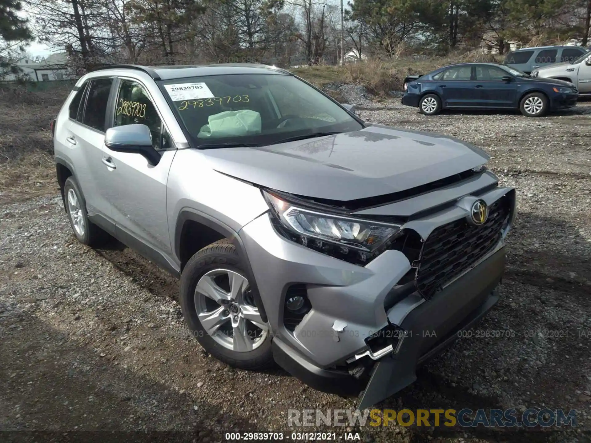 1 Photograph of a damaged car JTMP1RFV3MD074479 TOYOTA RAV4 2021