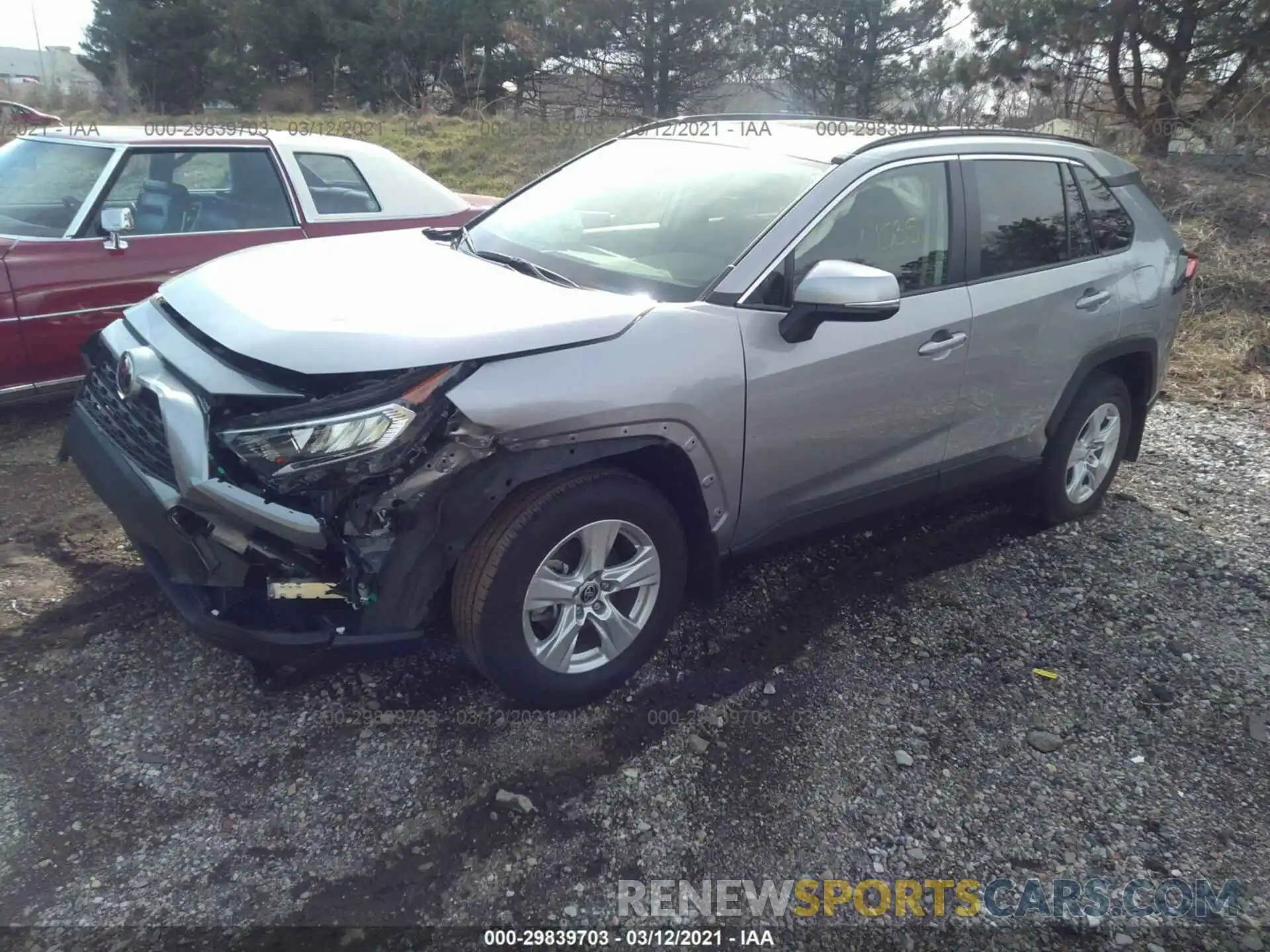 2 Photograph of a damaged car JTMP1RFV3MD074479 TOYOTA RAV4 2021