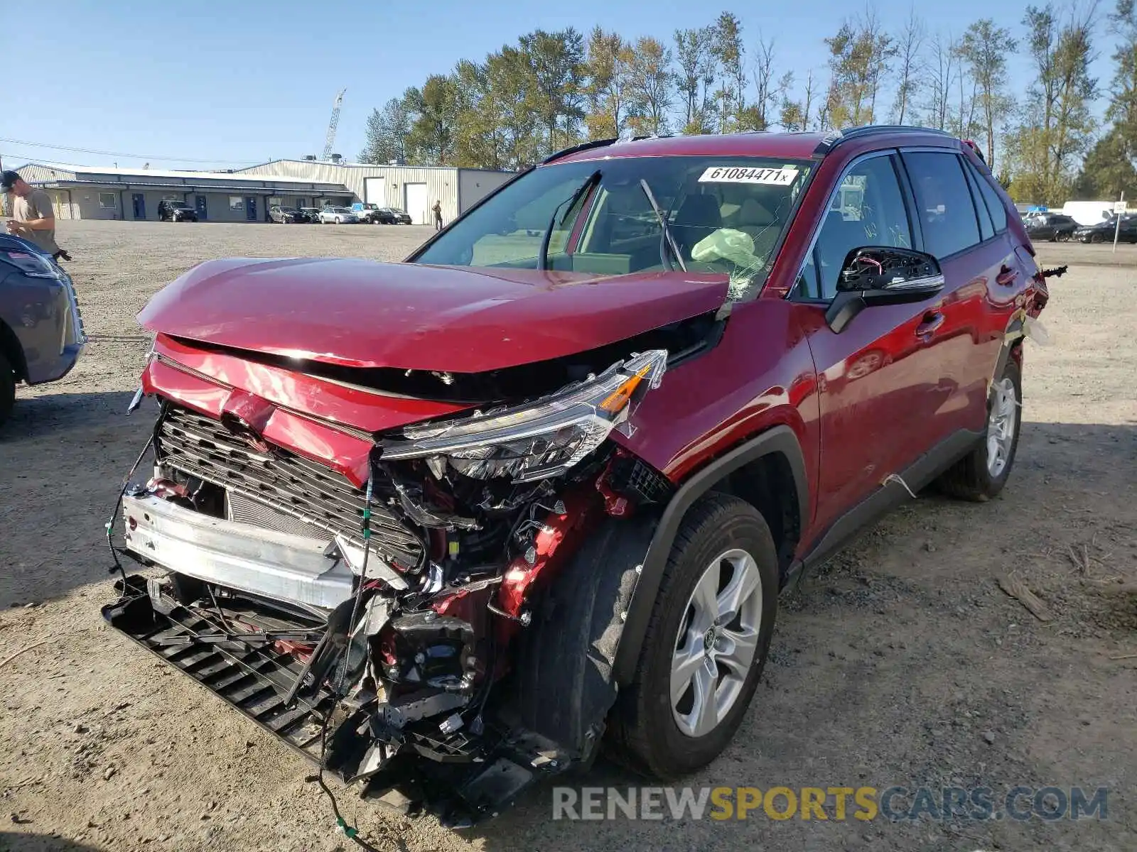 2 Photograph of a damaged car JTMP1RFV4MD531543 TOYOTA RAV4 2021