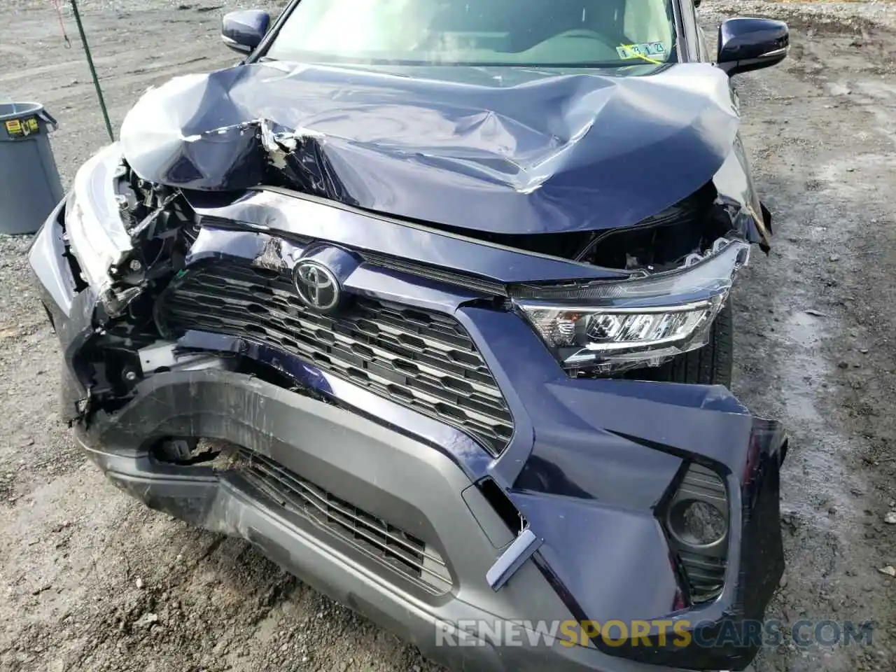 9 Photograph of a damaged car JTMP1RFV5MD076993 TOYOTA RAV4 2021