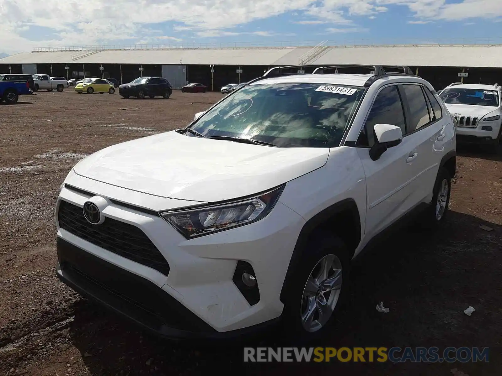 2 Photograph of a damaged car JTMP1RFV5MD077660 TOYOTA RAV4 2021