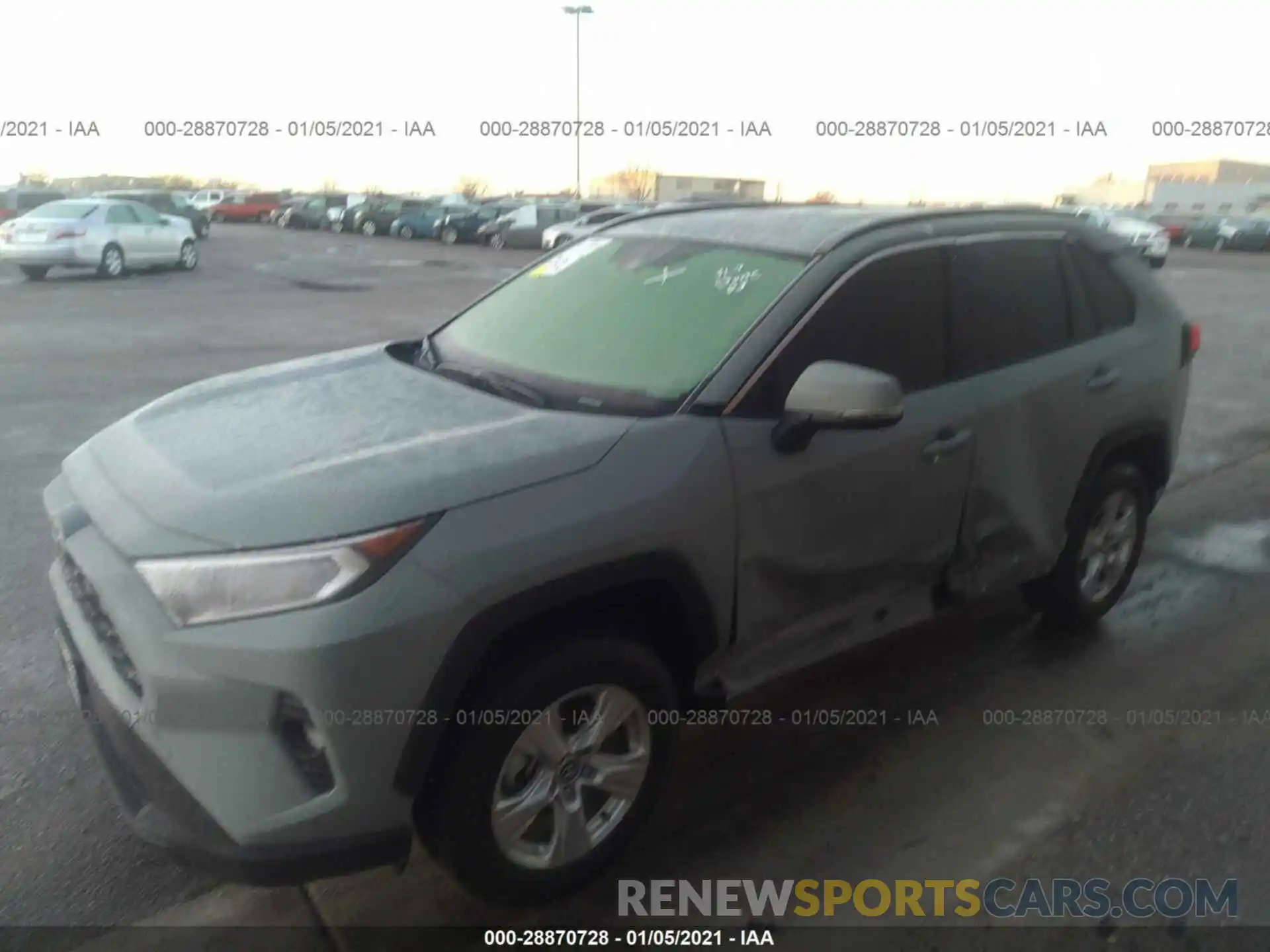 2 Photograph of a damaged car JTMP1RFV6MD071253 TOYOTA RAV4 2021