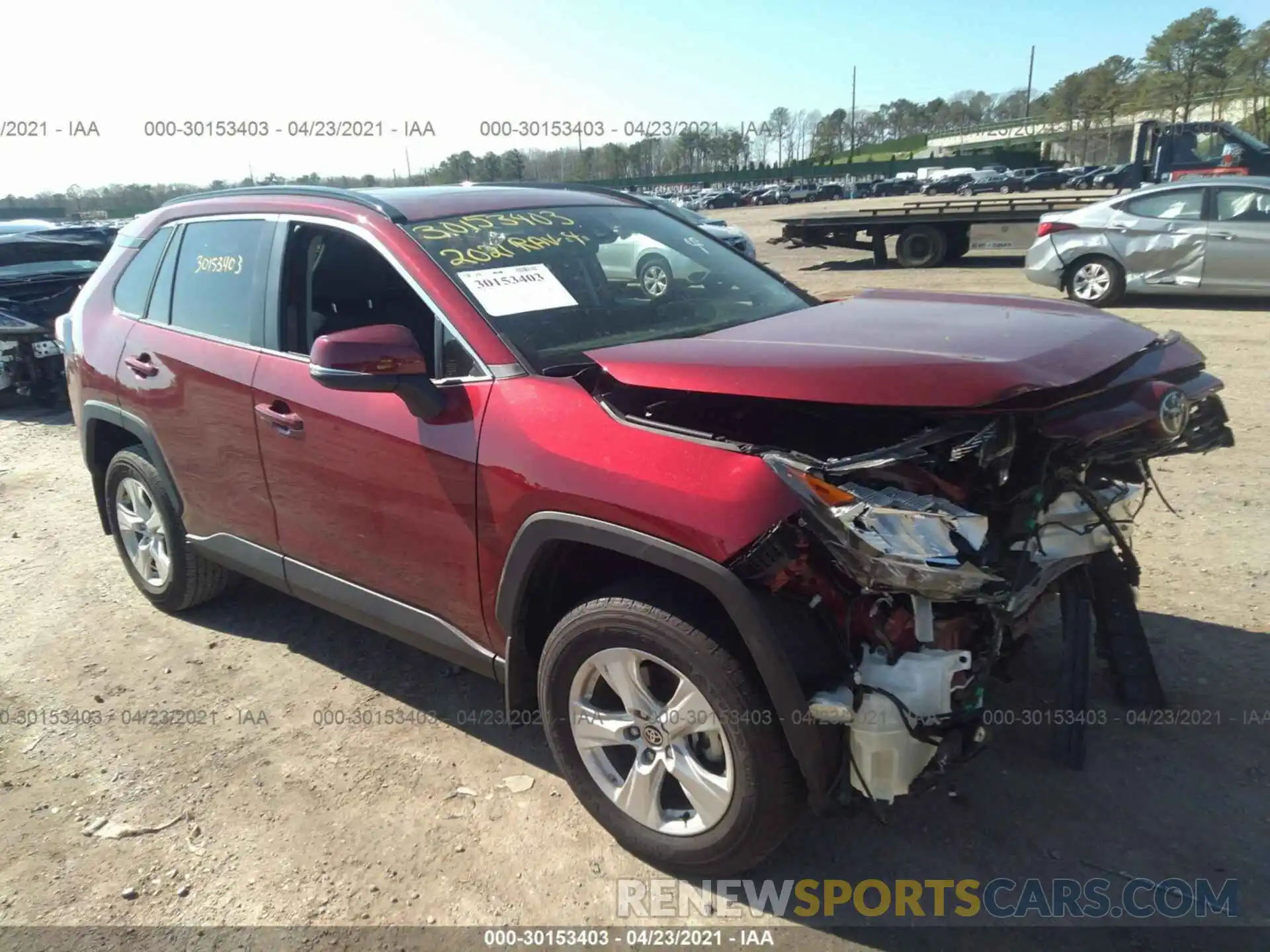 1 Photograph of a damaged car JTMP1RFV6MD531771 TOYOTA RAV4 2021