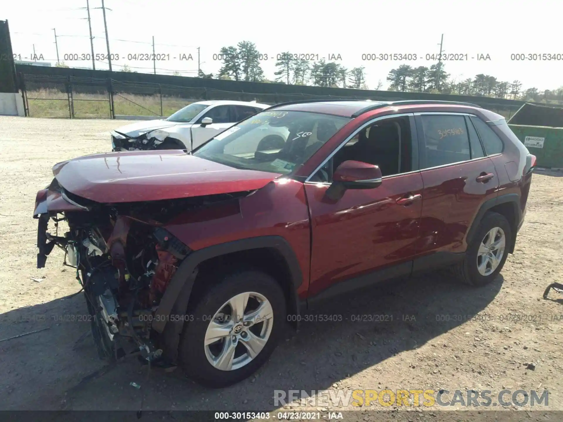 2 Photograph of a damaged car JTMP1RFV6MD531771 TOYOTA RAV4 2021