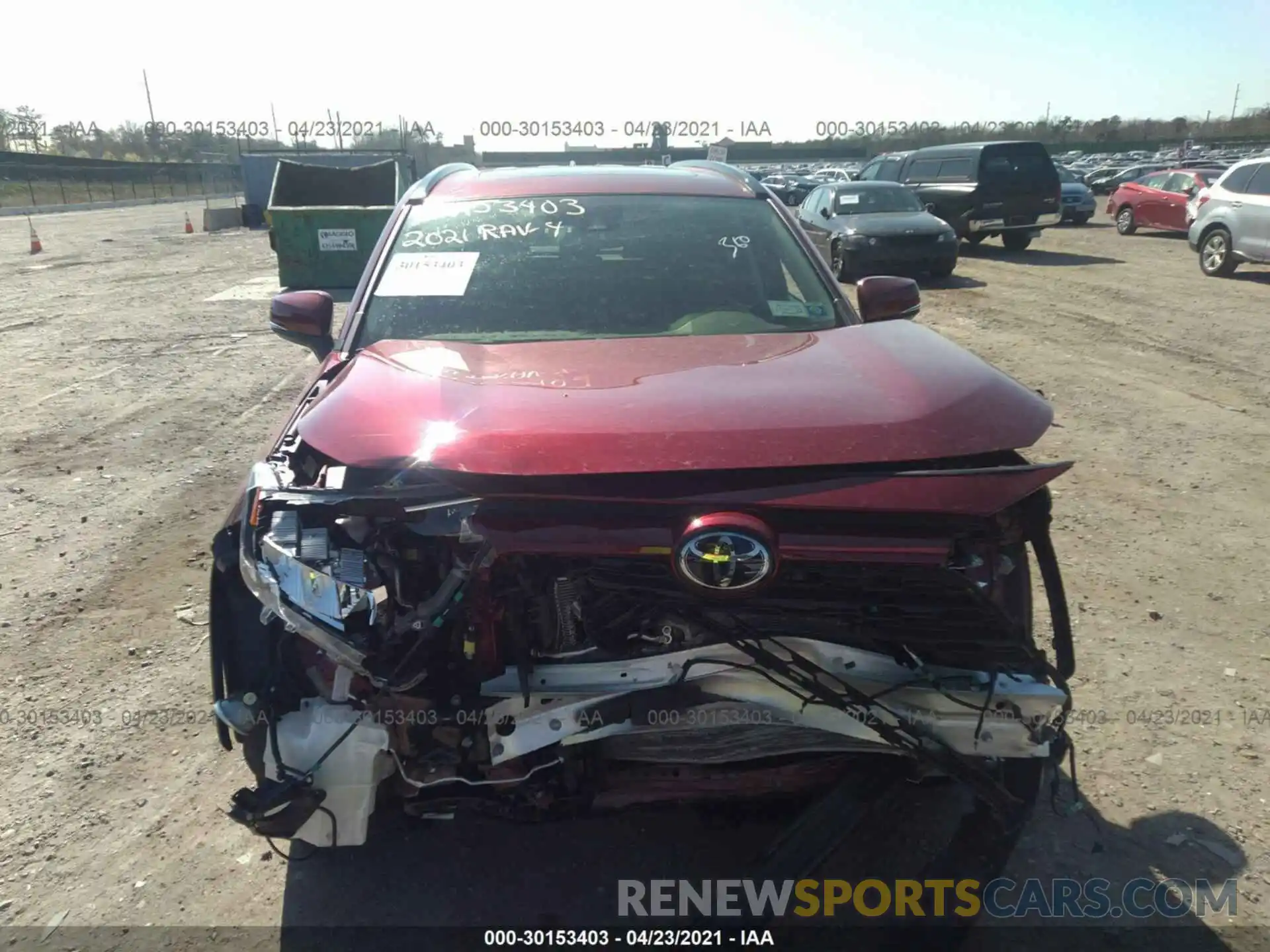 6 Photograph of a damaged car JTMP1RFV6MD531771 TOYOTA RAV4 2021