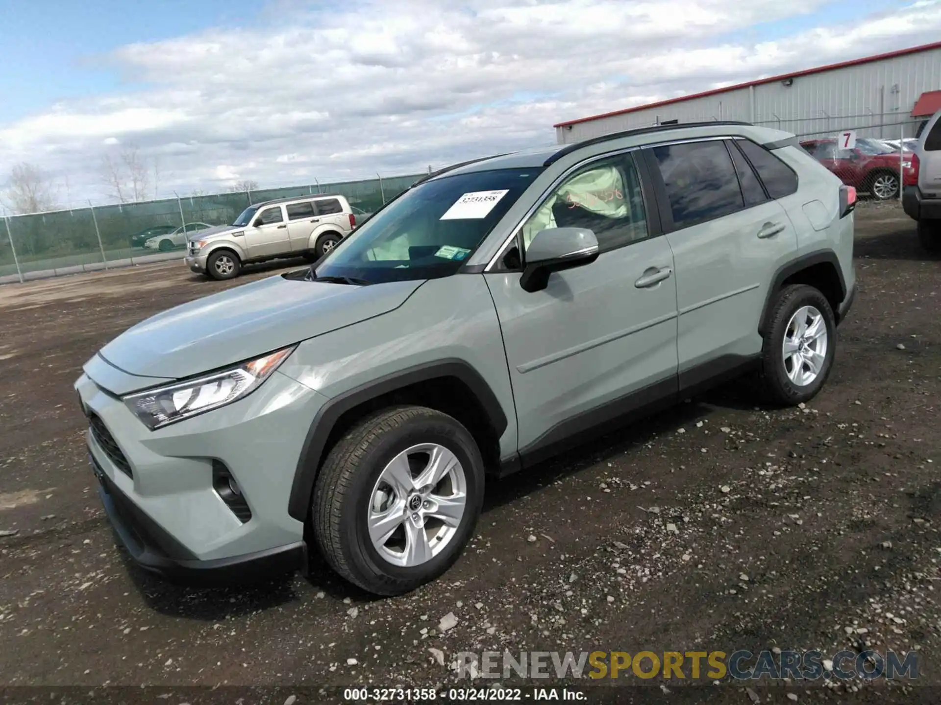 2 Photograph of a damaged car JTMP1RFV7MD069415 TOYOTA RAV4 2021