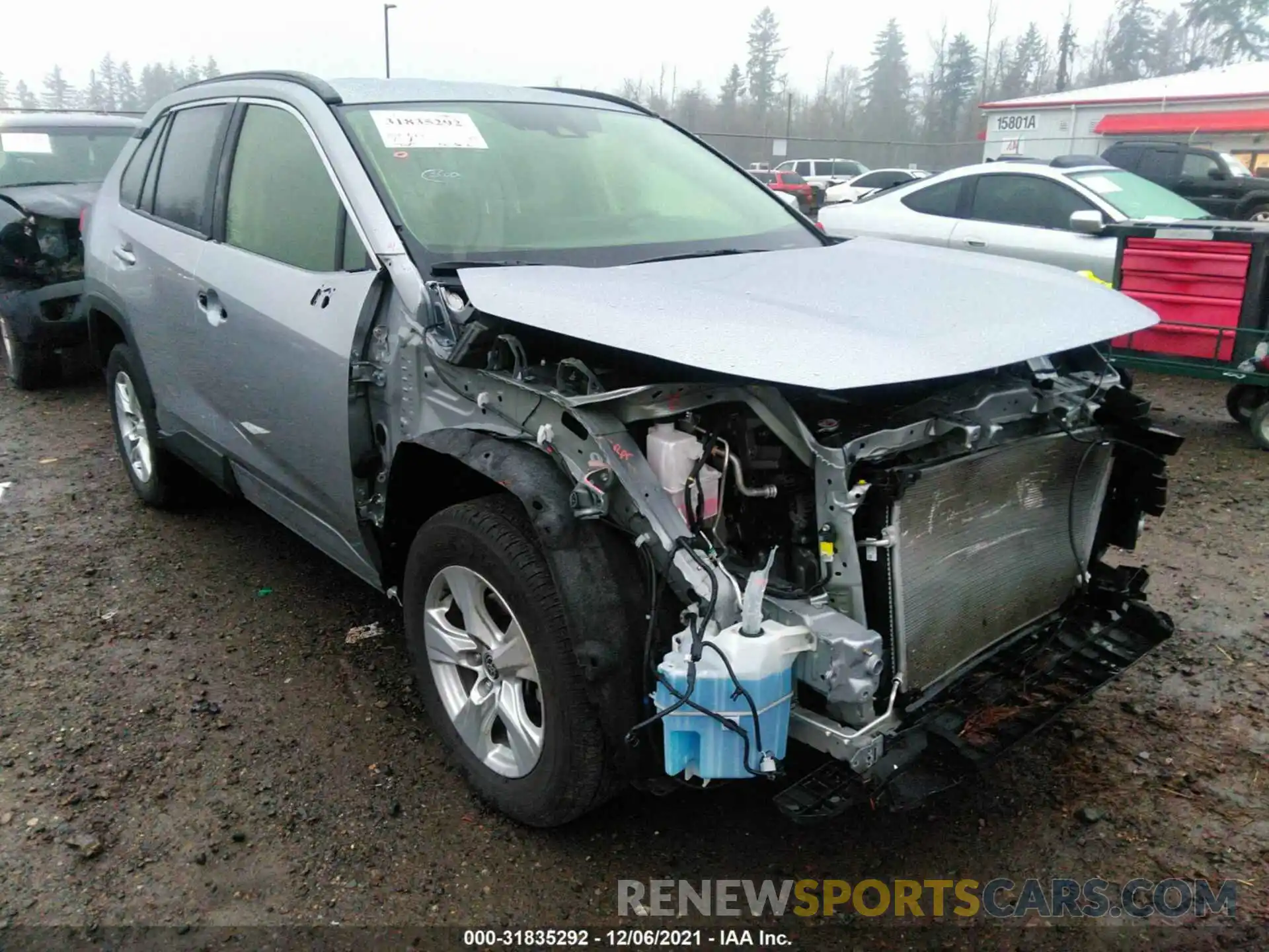 1 Photograph of a damaged car JTMP1RFV7MD072251 TOYOTA RAV4 2021