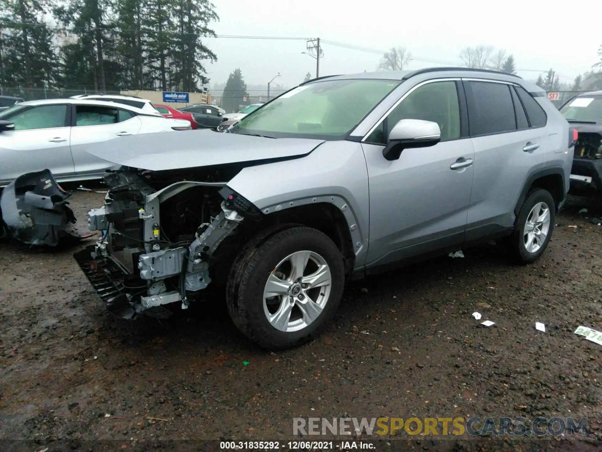 2 Photograph of a damaged car JTMP1RFV7MD072251 TOYOTA RAV4 2021