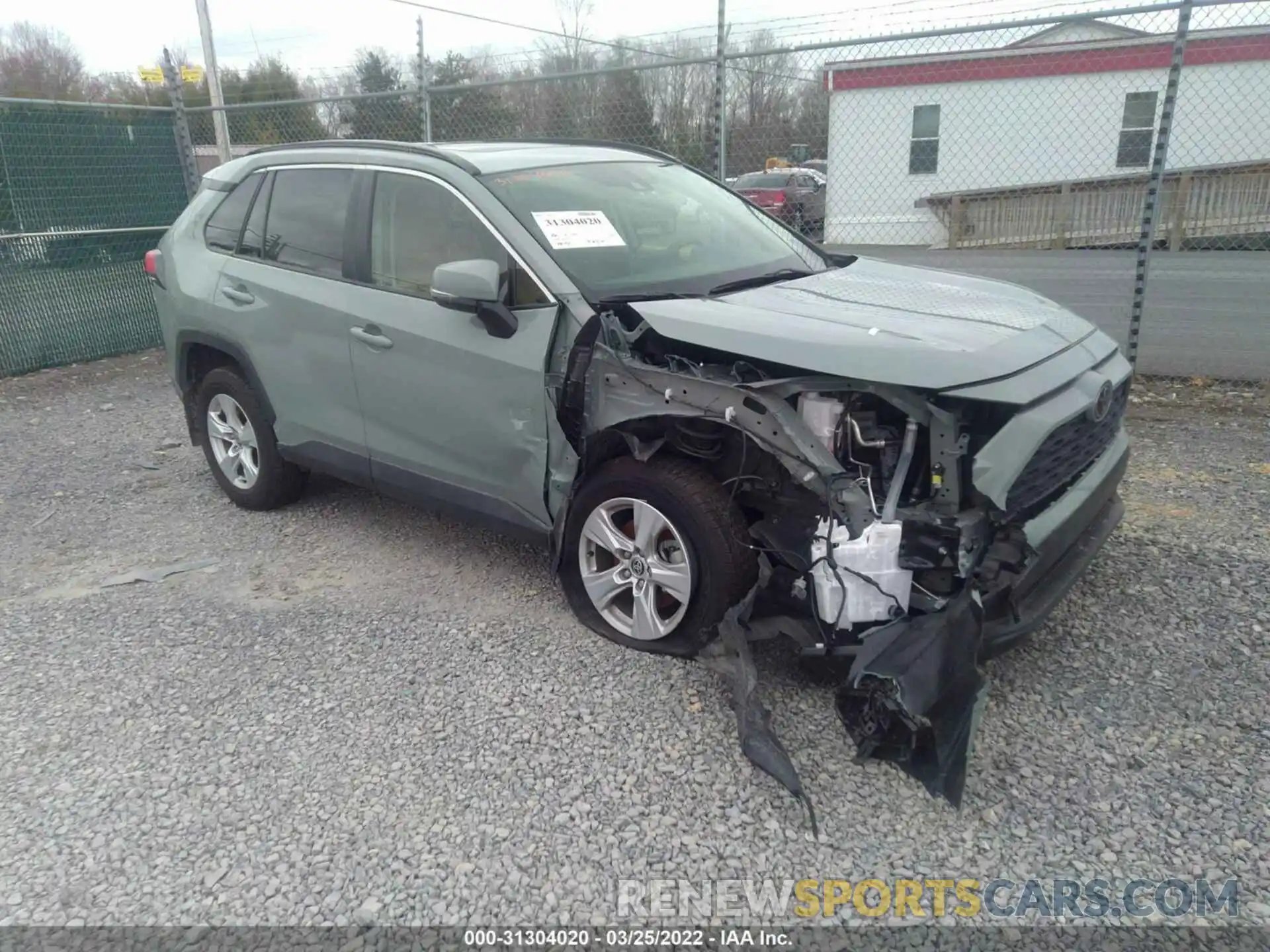 1 Photograph of a damaged car JTMP1RFV7MD081080 TOYOTA RAV4 2021