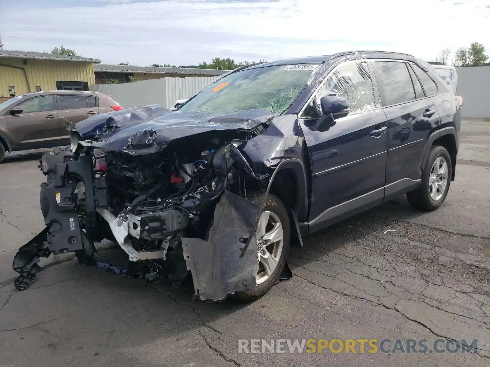 2 Photograph of a damaged car JTMP1RFV8MD069813 TOYOTA RAV4 2021