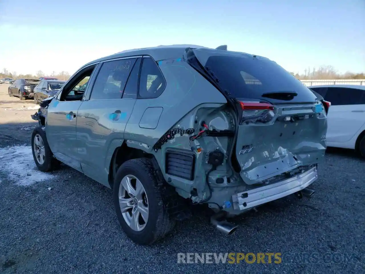 3 Photograph of a damaged car JTMP1RFV9MD080058 TOYOTA RAV4 2021