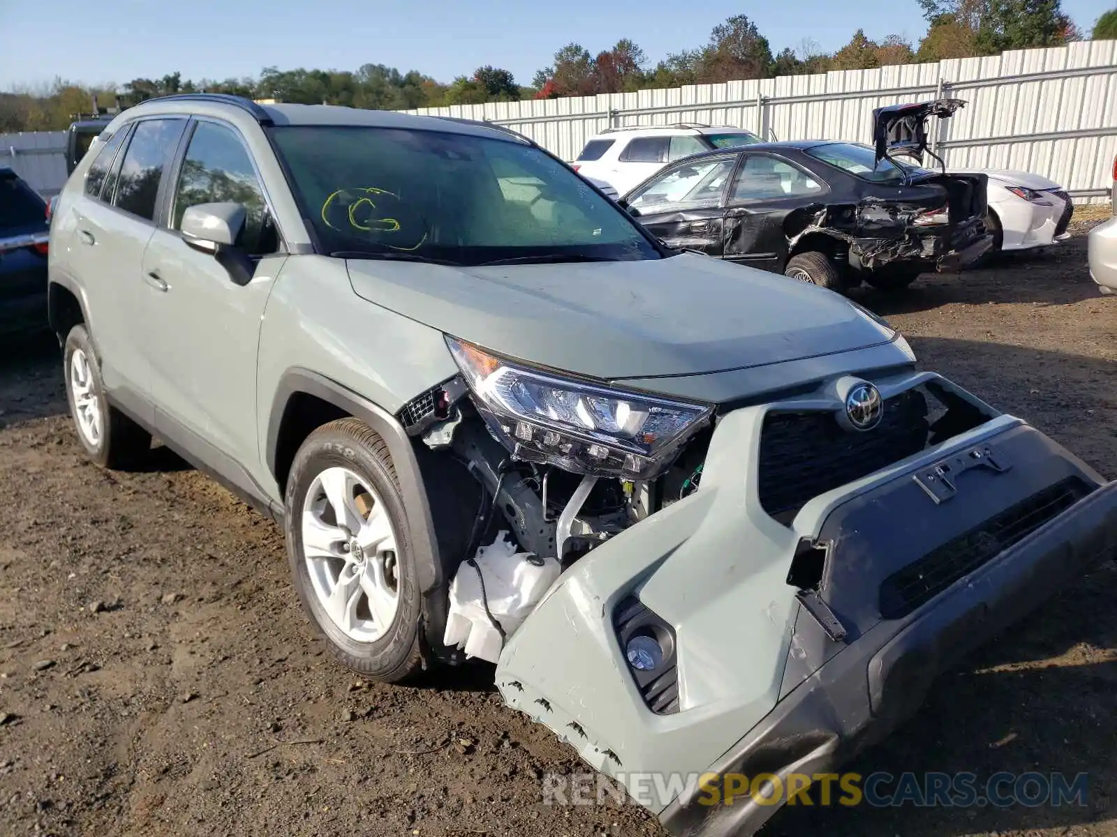 1 Photograph of a damaged car JTMP1RFVXMD076066 TOYOTA RAV4 2021