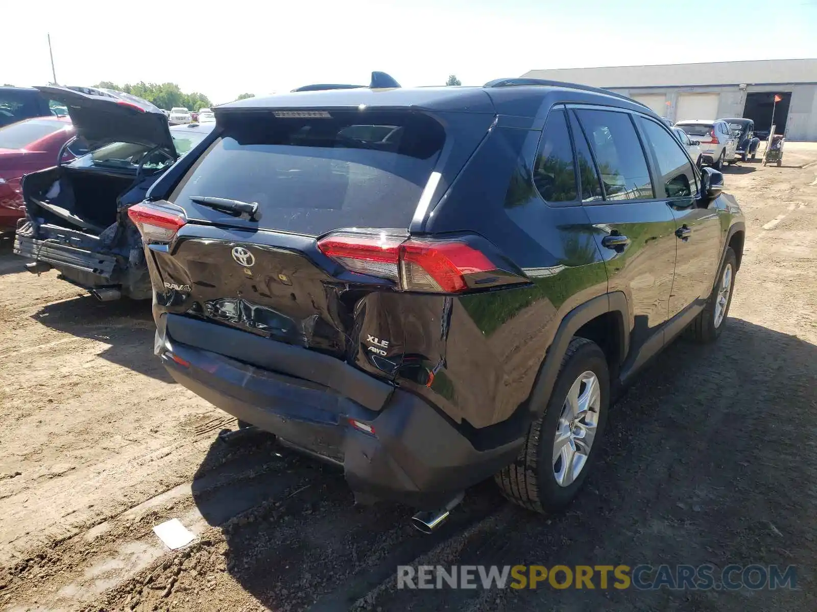 4 Photograph of a damaged car JTMP1RFVXMD077184 TOYOTA RAV4 2021