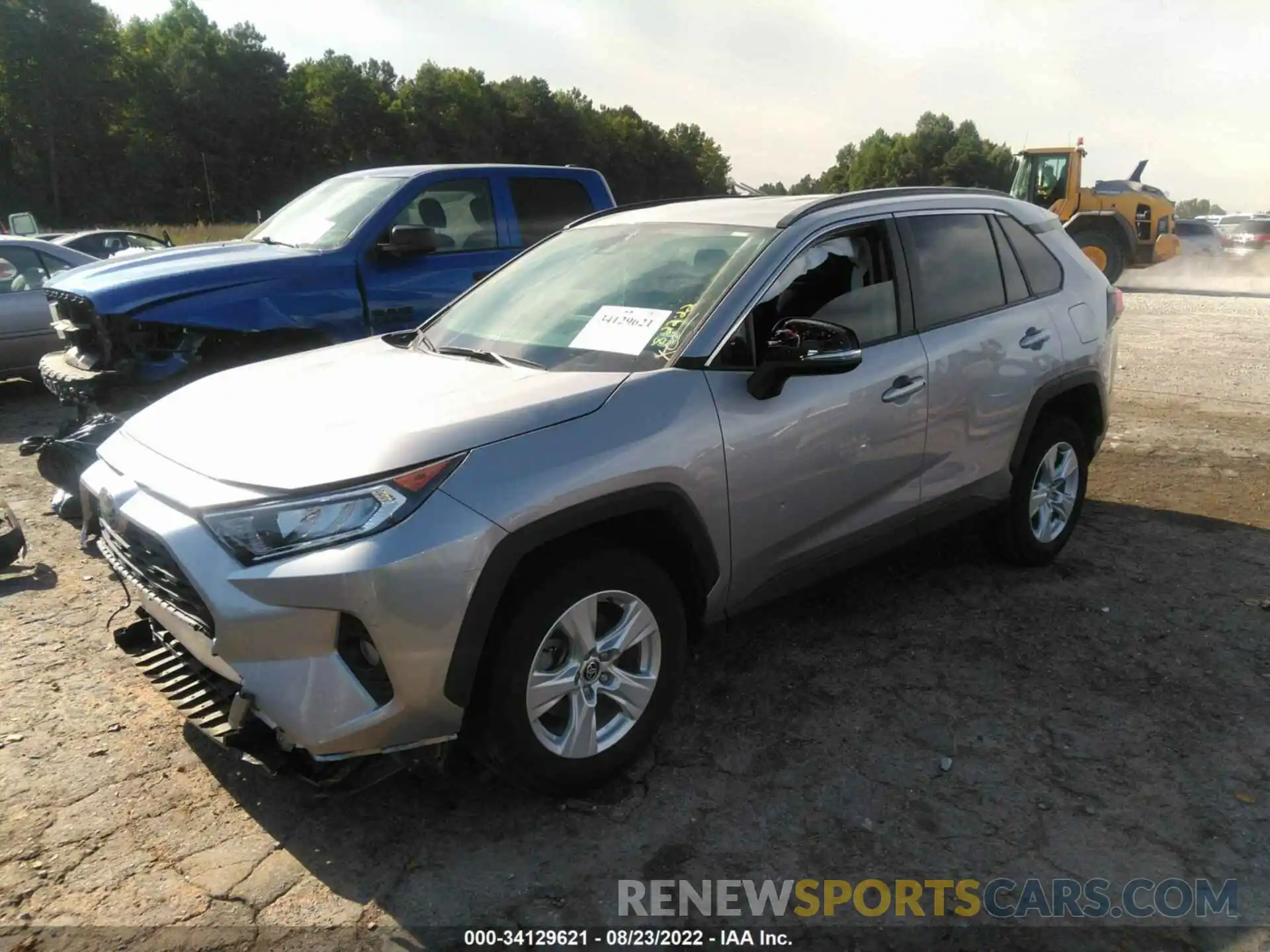 2 Photograph of a damaged car JTMP1RFVXMD078710 TOYOTA RAV4 2021