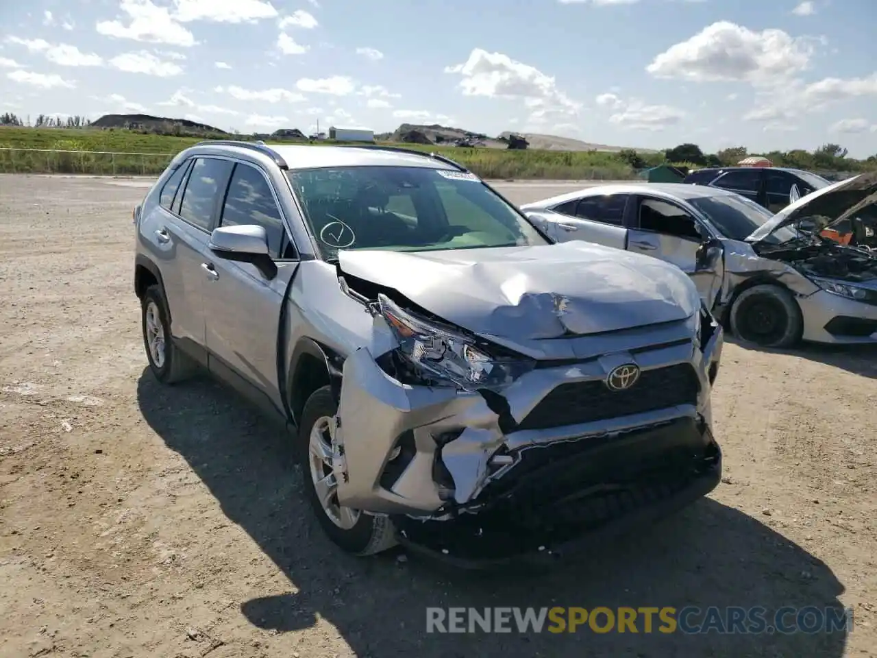 1 Photograph of a damaged car JTMP1RFVXMD079680 TOYOTA RAV4 2021