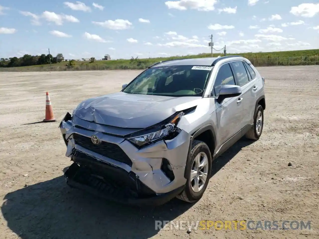 2 Photograph of a damaged car JTMP1RFVXMD079680 TOYOTA RAV4 2021