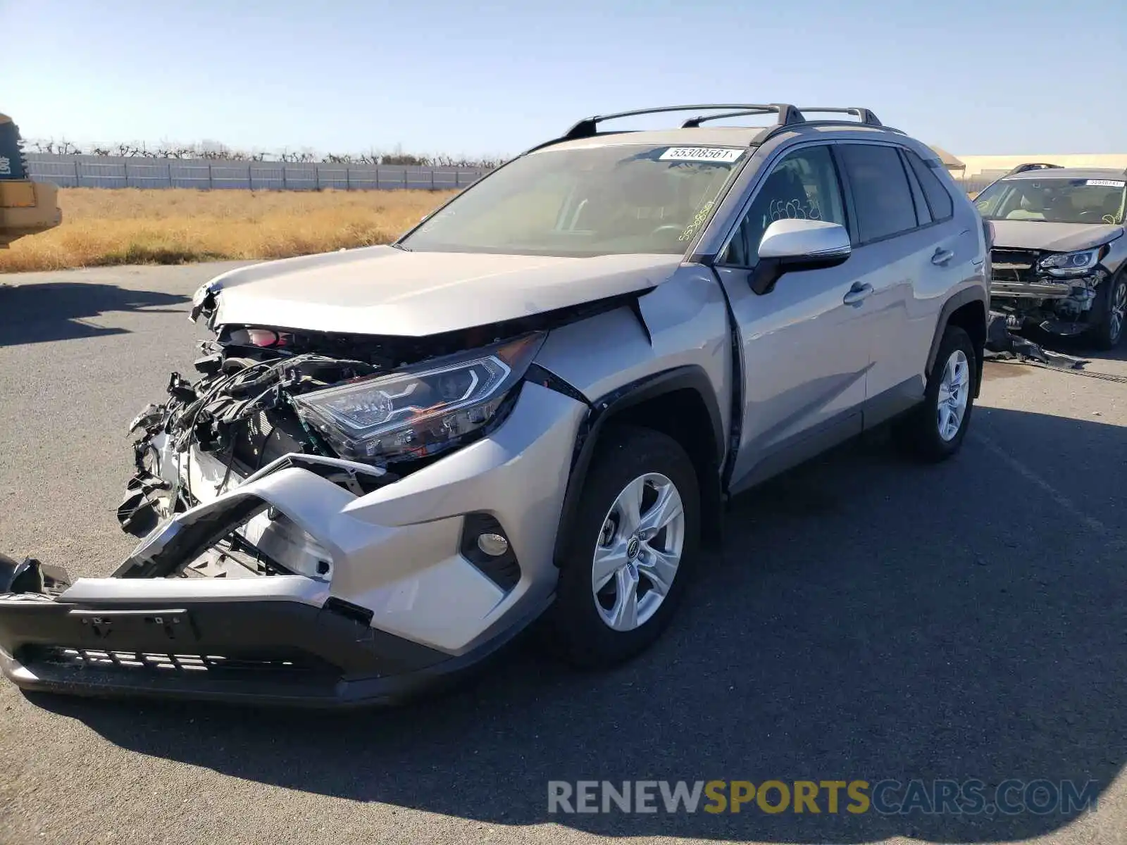 2 Photograph of a damaged car JTMR6RFV1MD012802 TOYOTA RAV4 2021