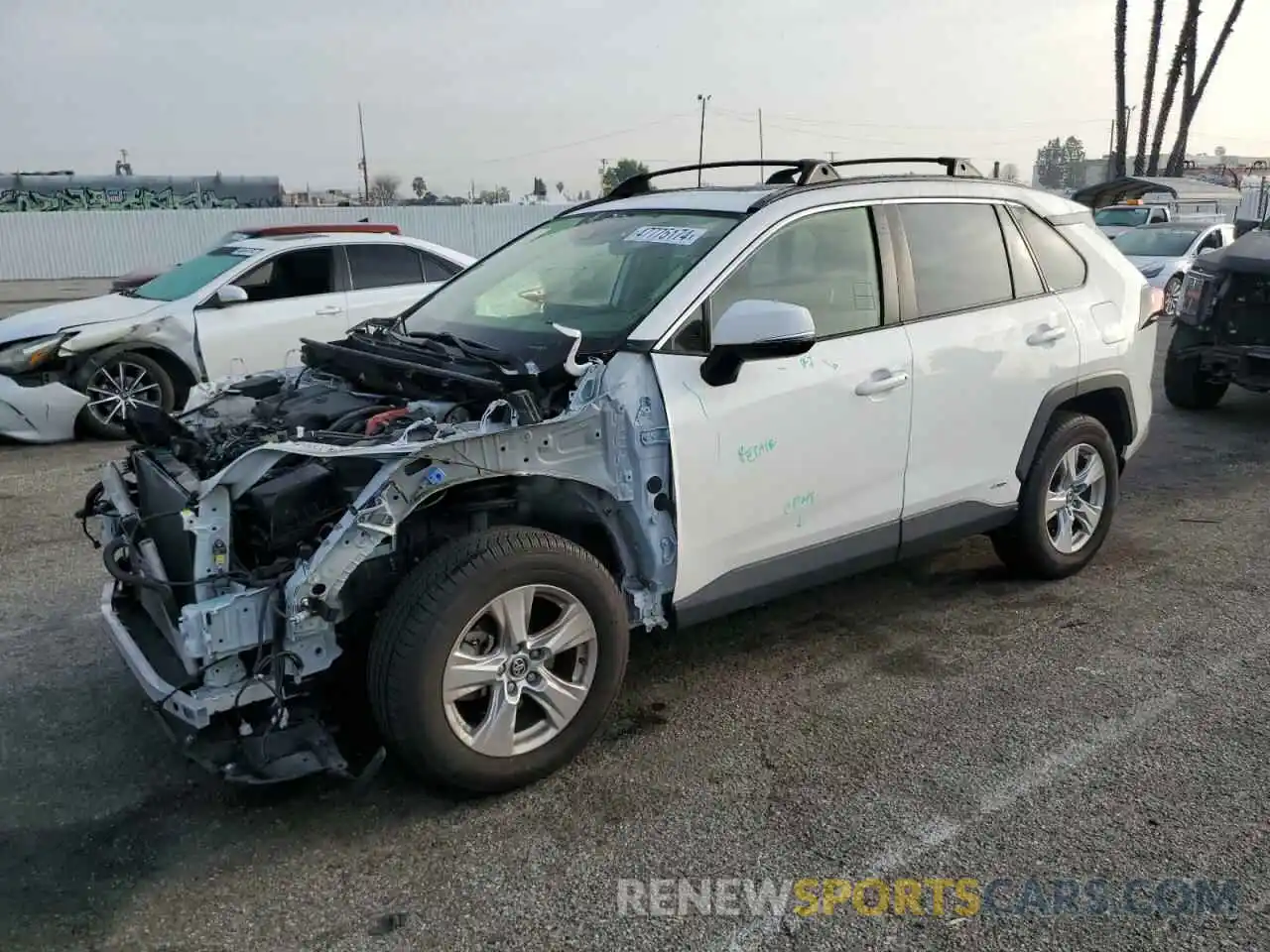 1 Photograph of a damaged car JTMR6RFV2MD012288 TOYOTA RAV4 2021