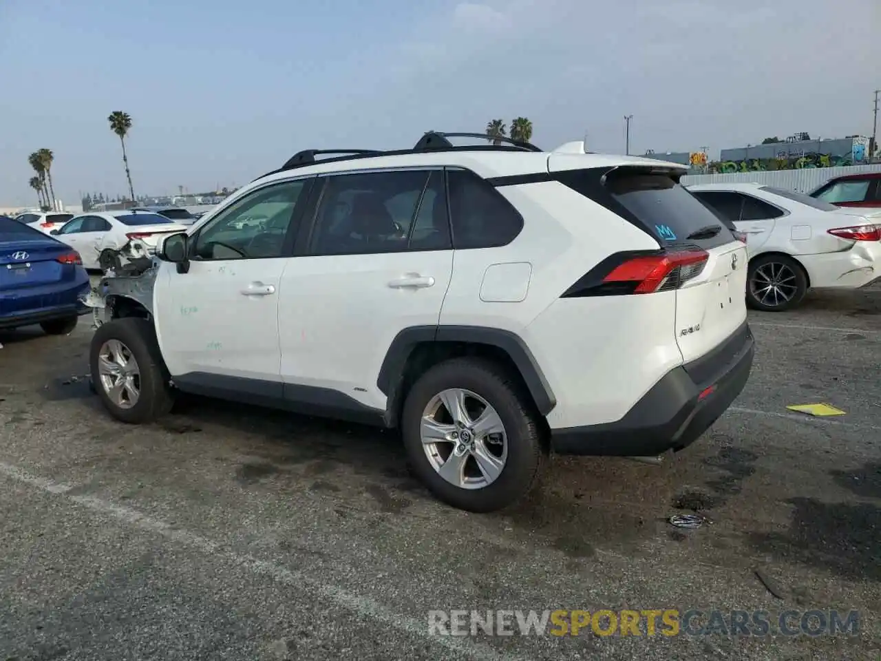 2 Photograph of a damaged car JTMR6RFV2MD012288 TOYOTA RAV4 2021