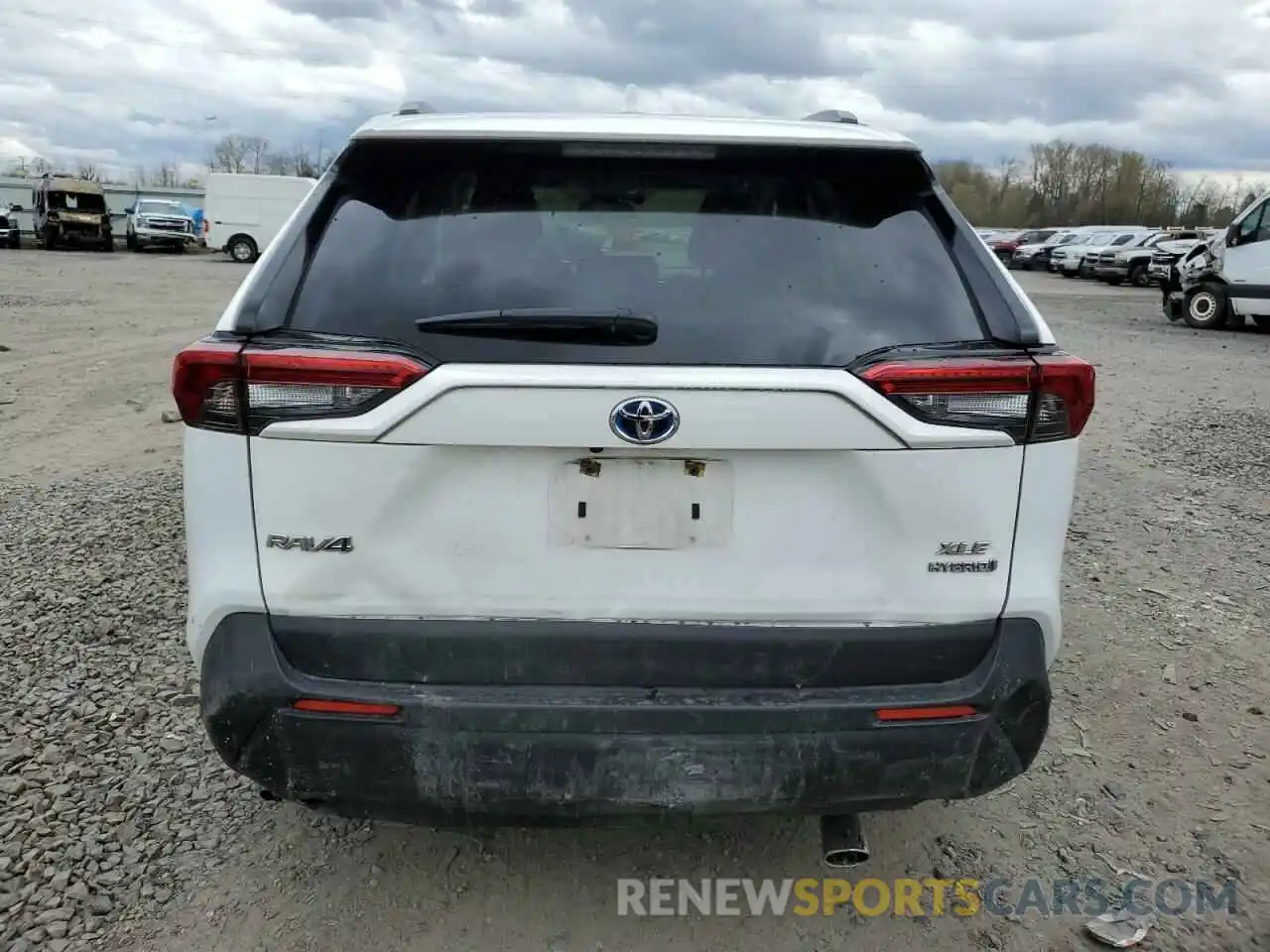 6 Photograph of a damaged car JTMR6RFV4MD009523 TOYOTA RAV4 2021