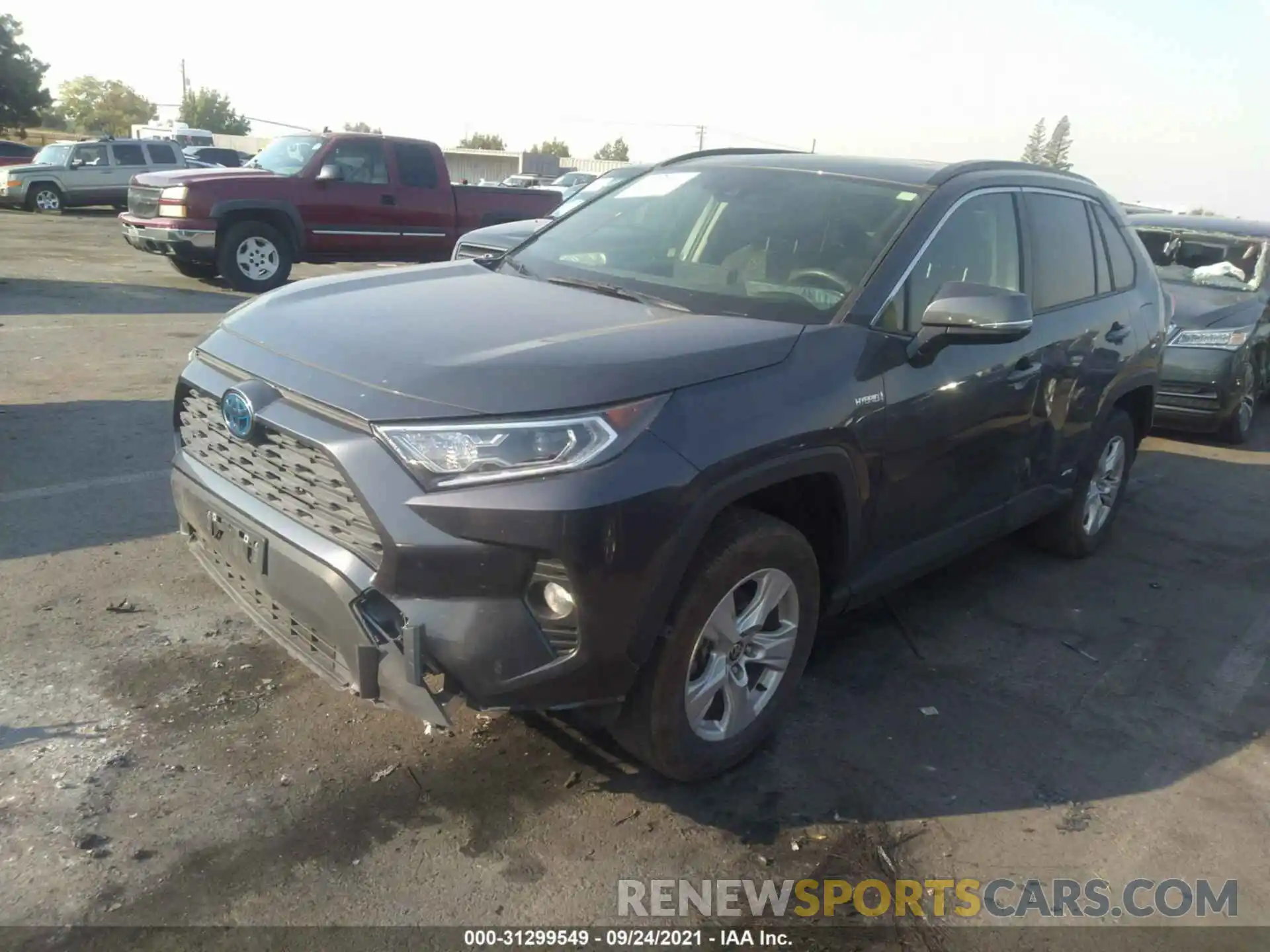 2 Photograph of a damaged car JTMR6RFV4MD511092 TOYOTA RAV4 2021