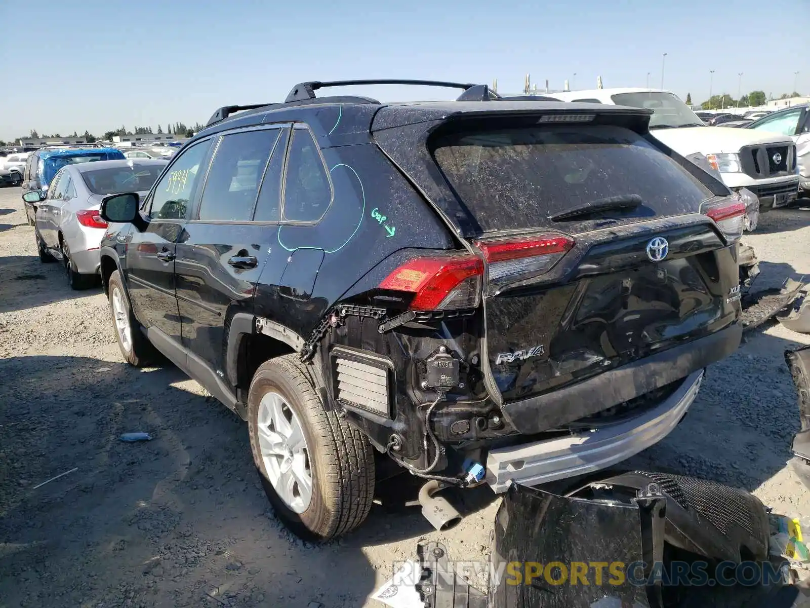 3 Photograph of a damaged car JTMR6RFV6MD015890 TOYOTA RAV4 2021