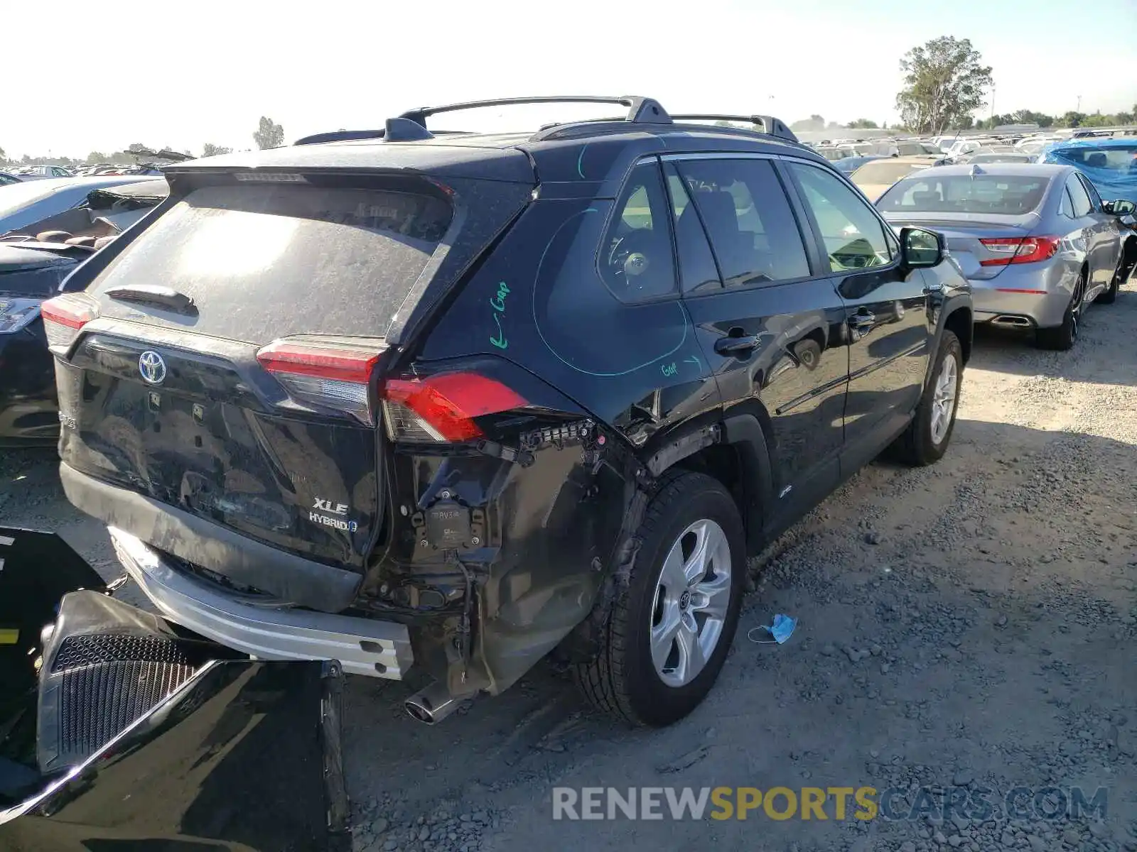 4 Photograph of a damaged car JTMR6RFV6MD015890 TOYOTA RAV4 2021