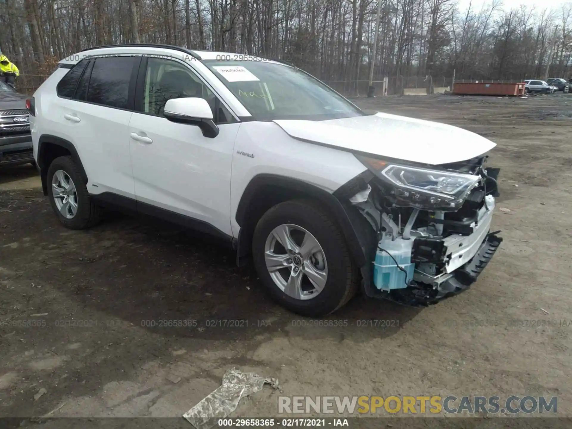 1 Фотография поврежденного автомобиля JTMR6RFV7MD009046 TOYOTA RAV4 2021