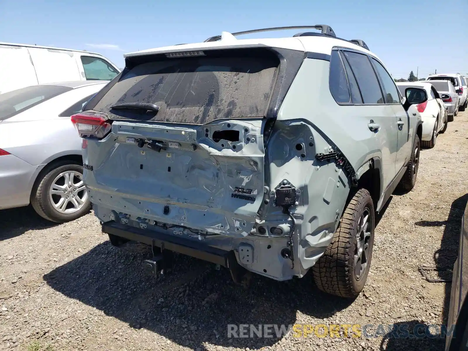 4 Photograph of a damaged car JTMR6RFV7MD012562 TOYOTA RAV4 2021