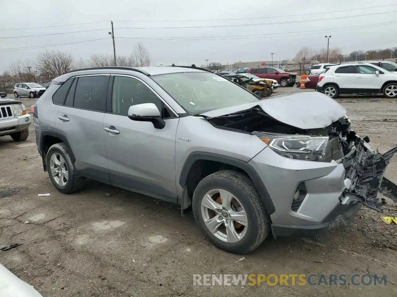 4 Photograph of a damaged car JTMR6RFV7MD012691 TOYOTA RAV4 2021