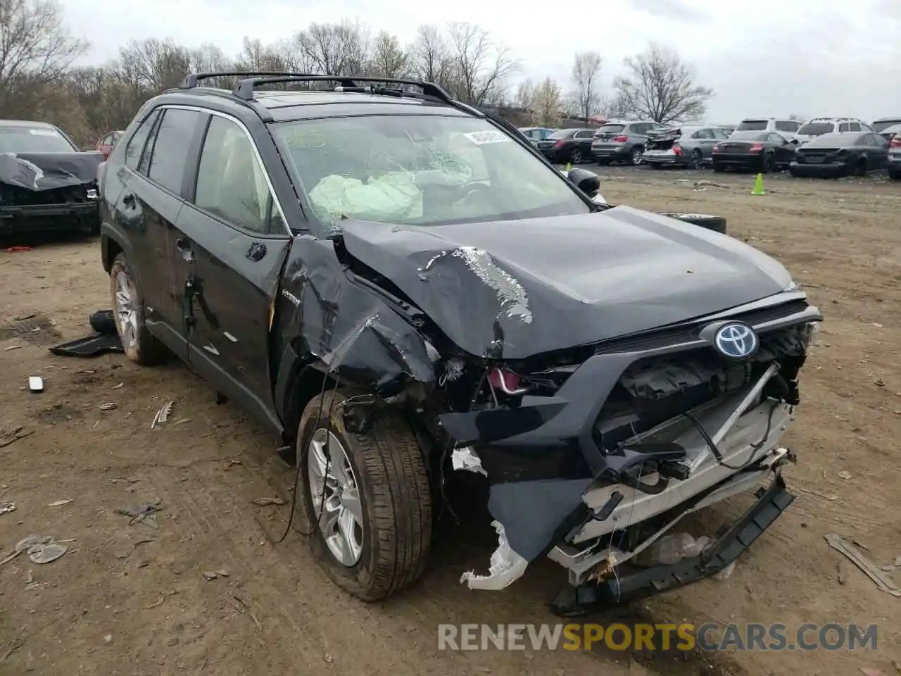 1 Photograph of a damaged car JTMR6RFV7MD019298 TOYOTA RAV4 2021