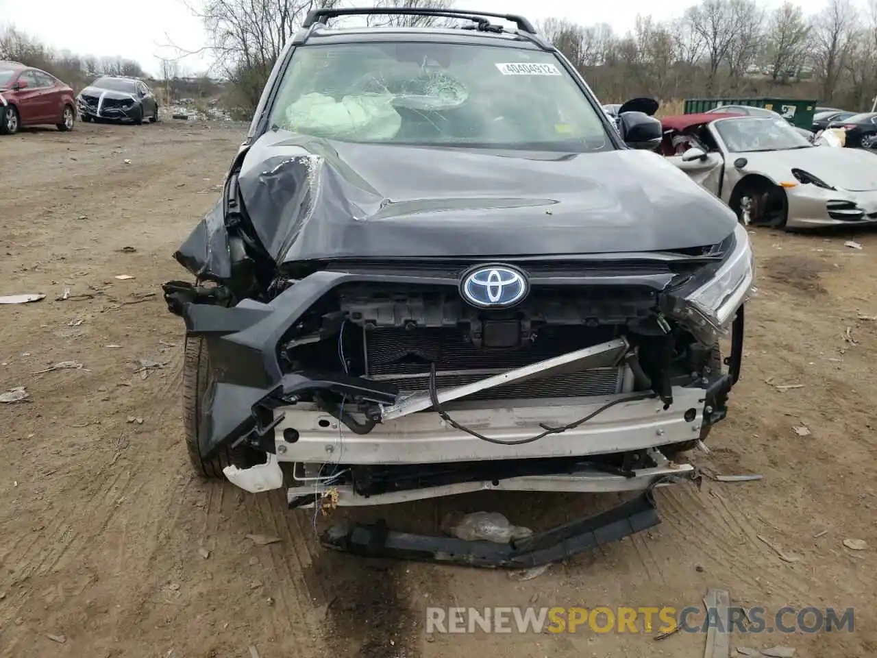 9 Photograph of a damaged car JTMR6RFV7MD019298 TOYOTA RAV4 2021