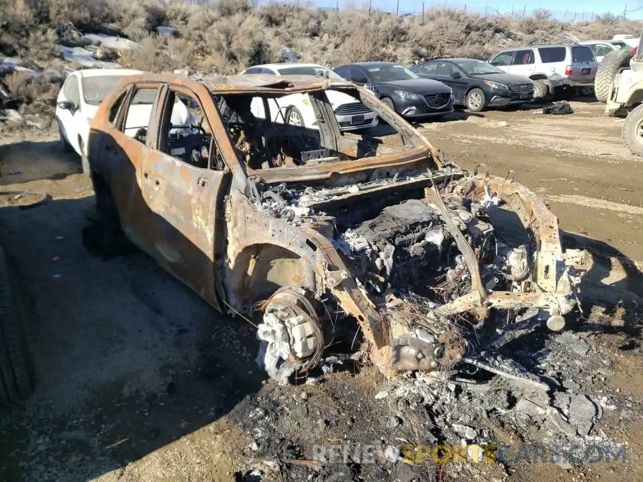 1 Photograph of a damaged car JTMR6RFV7MD020189 TOYOTA RAV4 2021