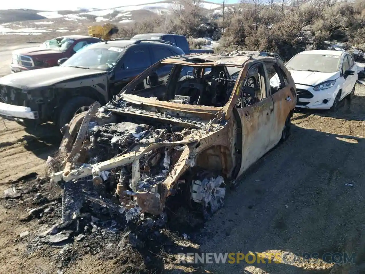 2 Photograph of a damaged car JTMR6RFV7MD020189 TOYOTA RAV4 2021