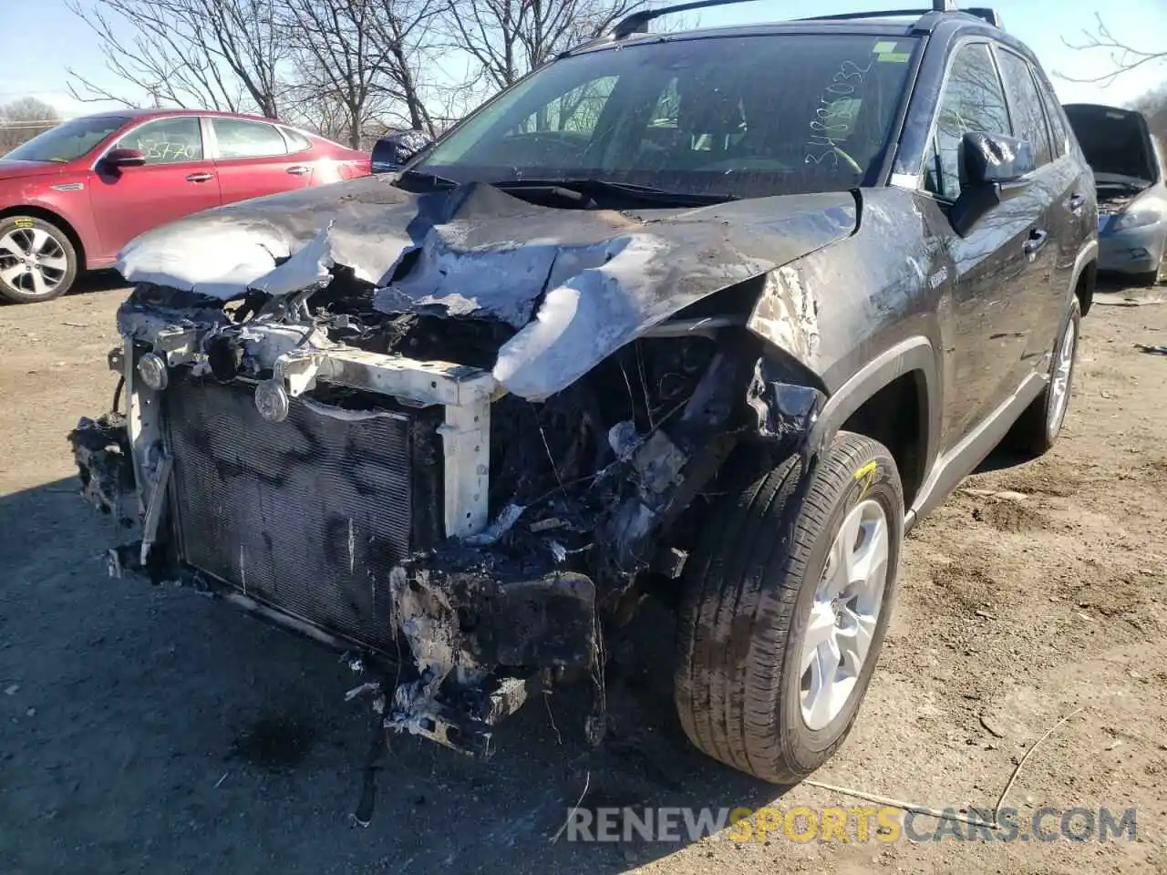 2 Photograph of a damaged car JTMR6RFV7MD020631 TOYOTA RAV4 2021