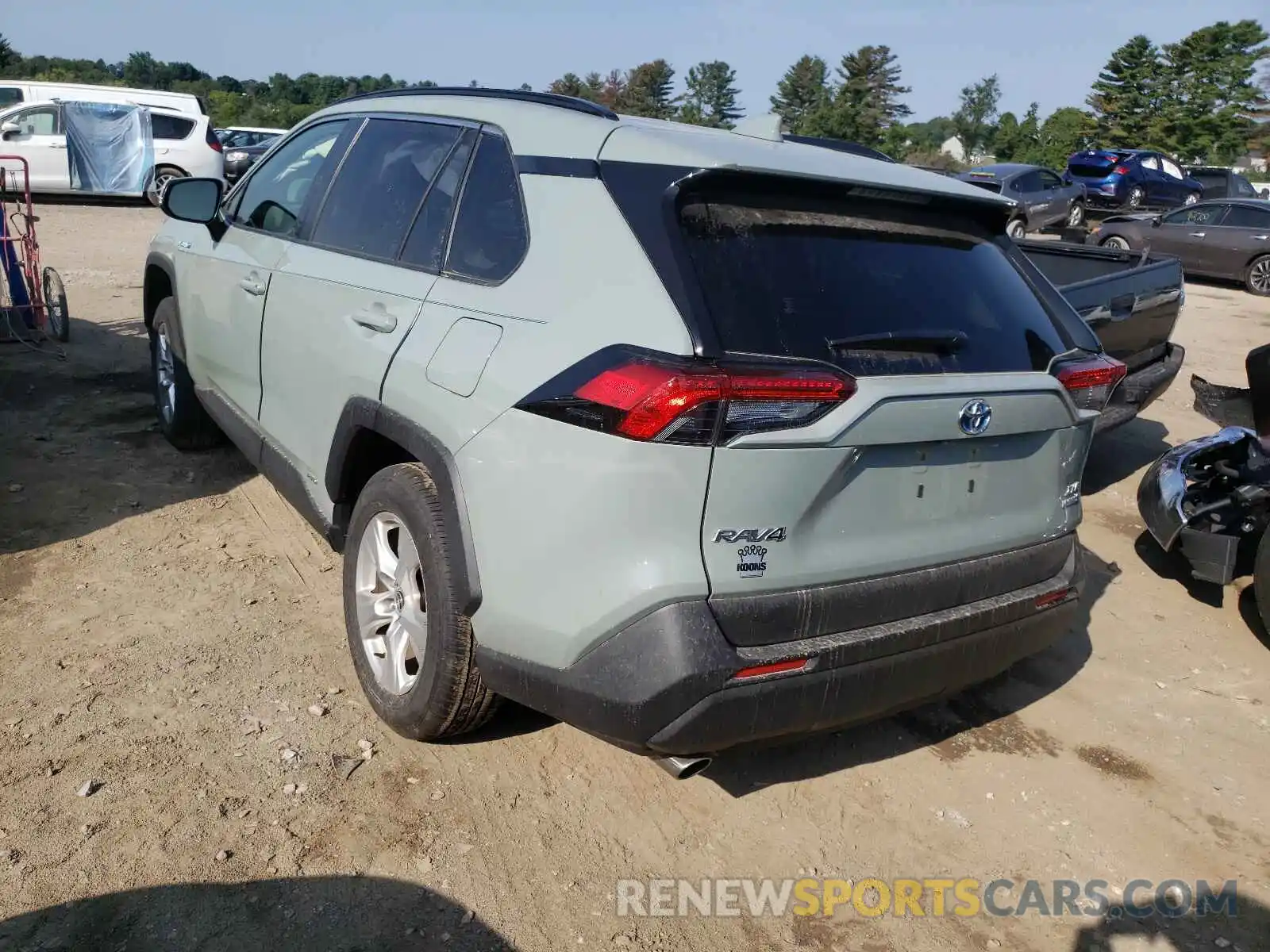 3 Photograph of a damaged car JTMR6RFV8MD016197 TOYOTA RAV4 2021