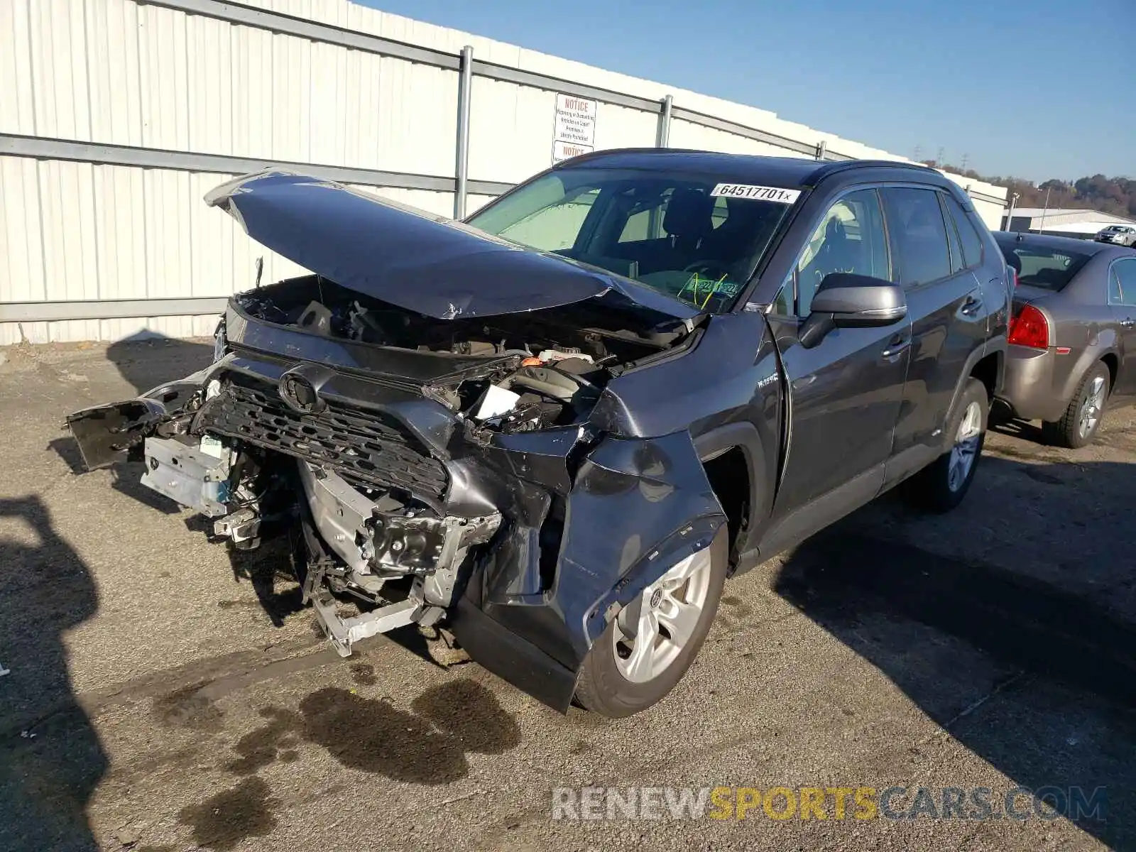 2 Photograph of a damaged car JTMR6RFV8MD018306 TOYOTA RAV4 2021