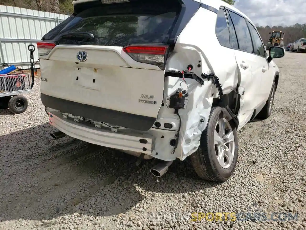 9 Photograph of a damaged car JTMR6RFVXMD007551 TOYOTA RAV4 2021