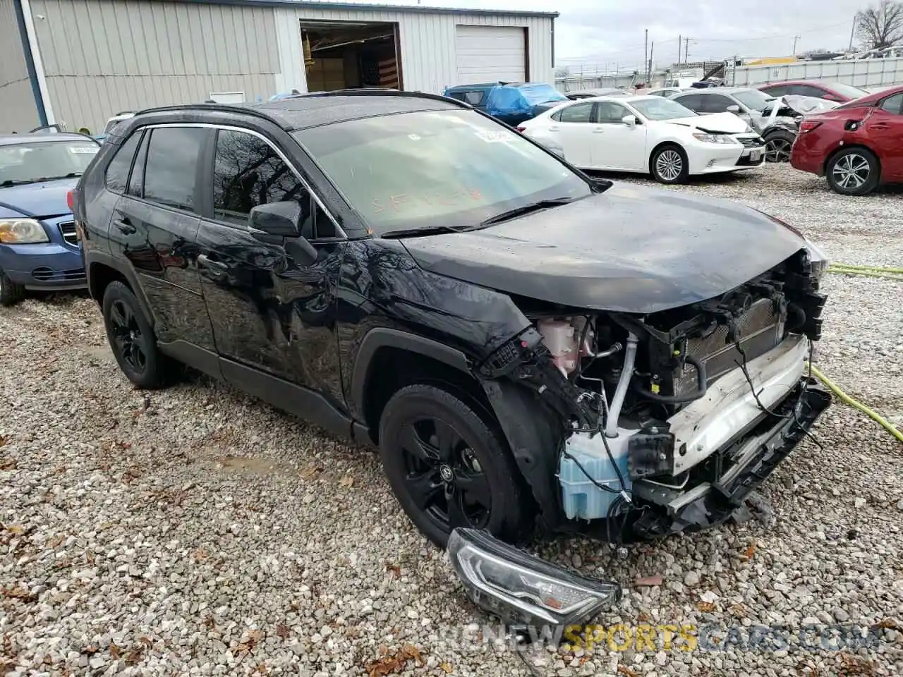 1 Photograph of a damaged car JTMR6RFVXMD013558 TOYOTA RAV4 2021