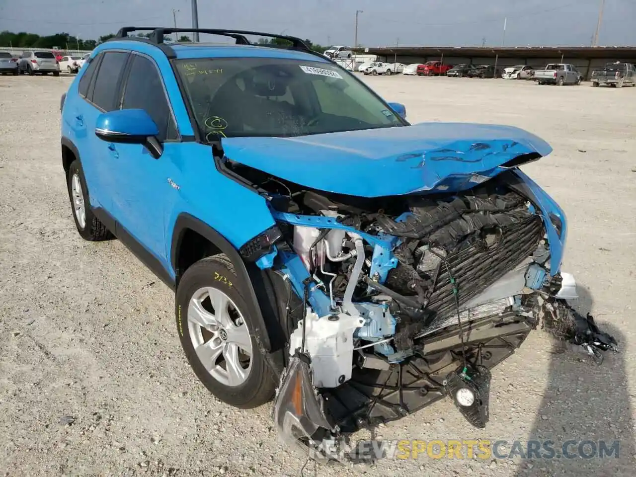 1 Photograph of a damaged car JTMRWRFV0MD114544 TOYOTA RAV4 2021