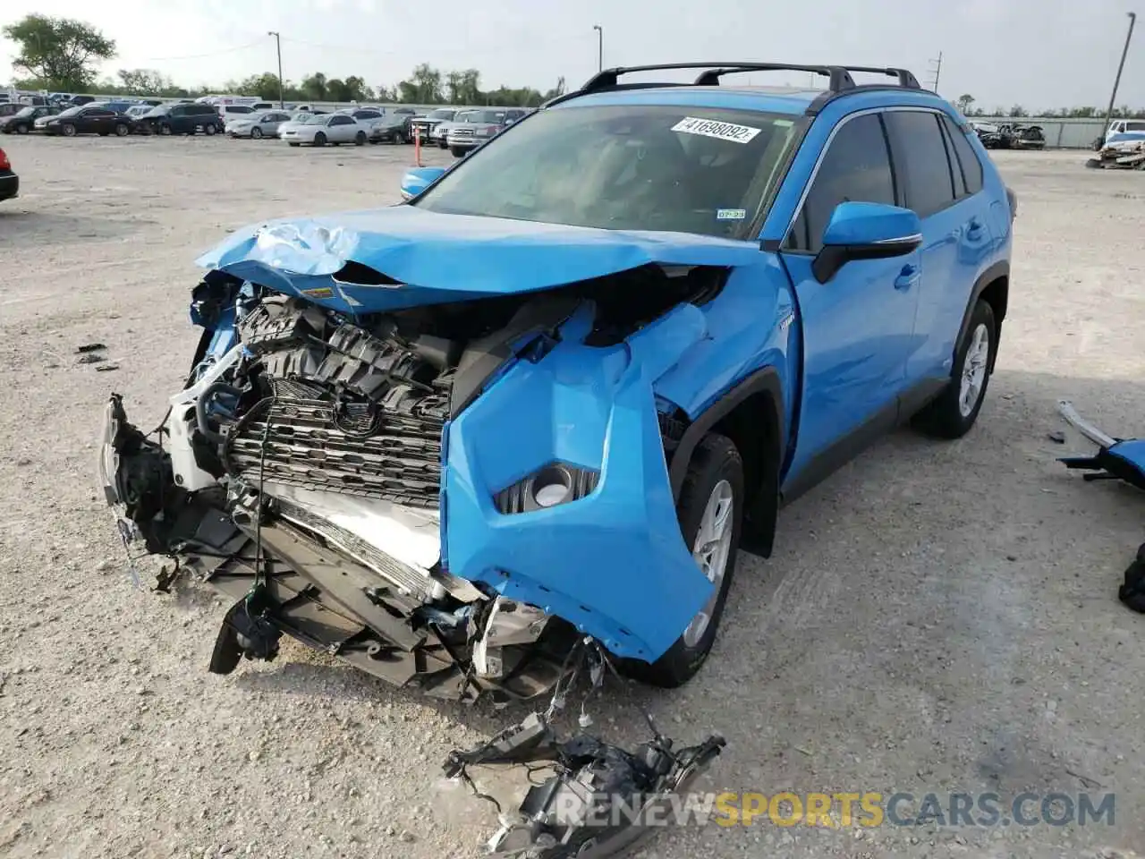 2 Photograph of a damaged car JTMRWRFV0MD114544 TOYOTA RAV4 2021