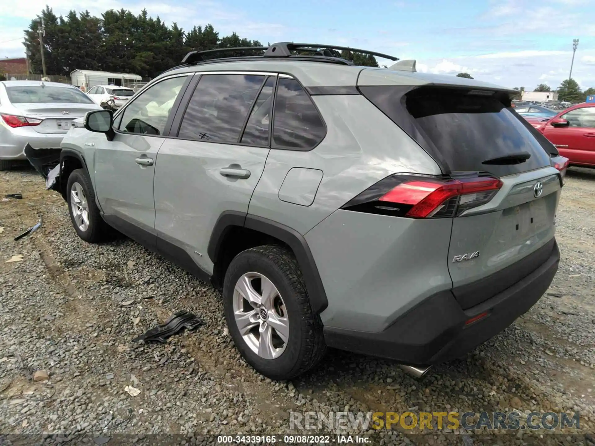 3 Photograph of a damaged car JTMRWRFV0MJ054363 TOYOTA RAV4 2021