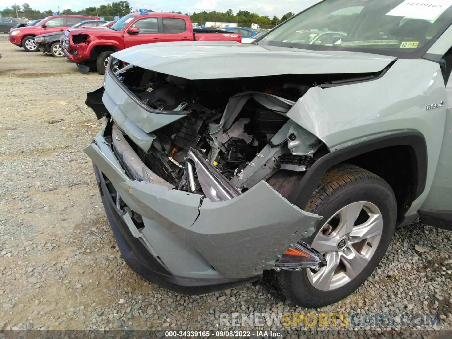 6 Photograph of a damaged car JTMRWRFV0MJ054363 TOYOTA RAV4 2021