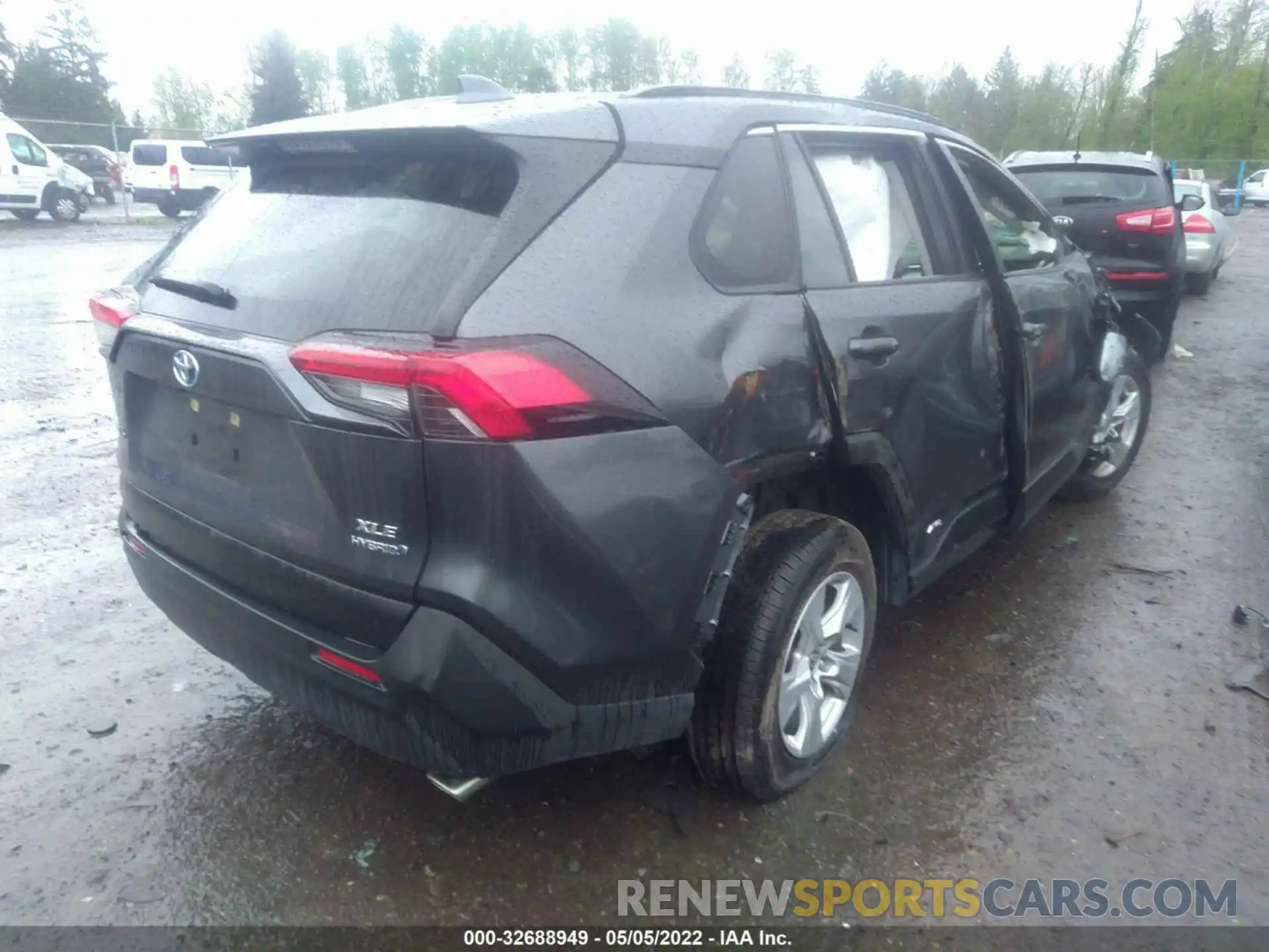 4 Фотография поврежденного автомобиля JTMRWRFV1MD122717 TOYOTA RAV4 2021